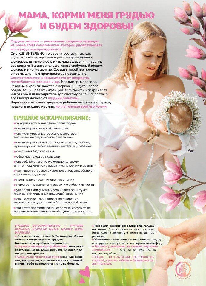Подарите вашему малышу самое ценное! Материнское молоко