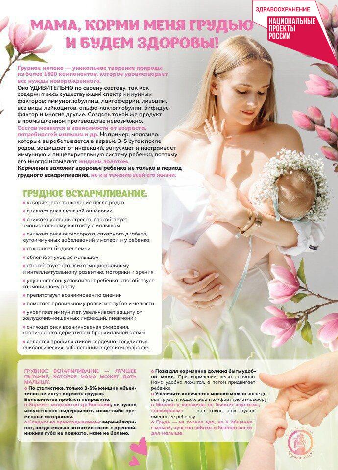 Подарите вашему малышу самое ценное! Материнское молоко